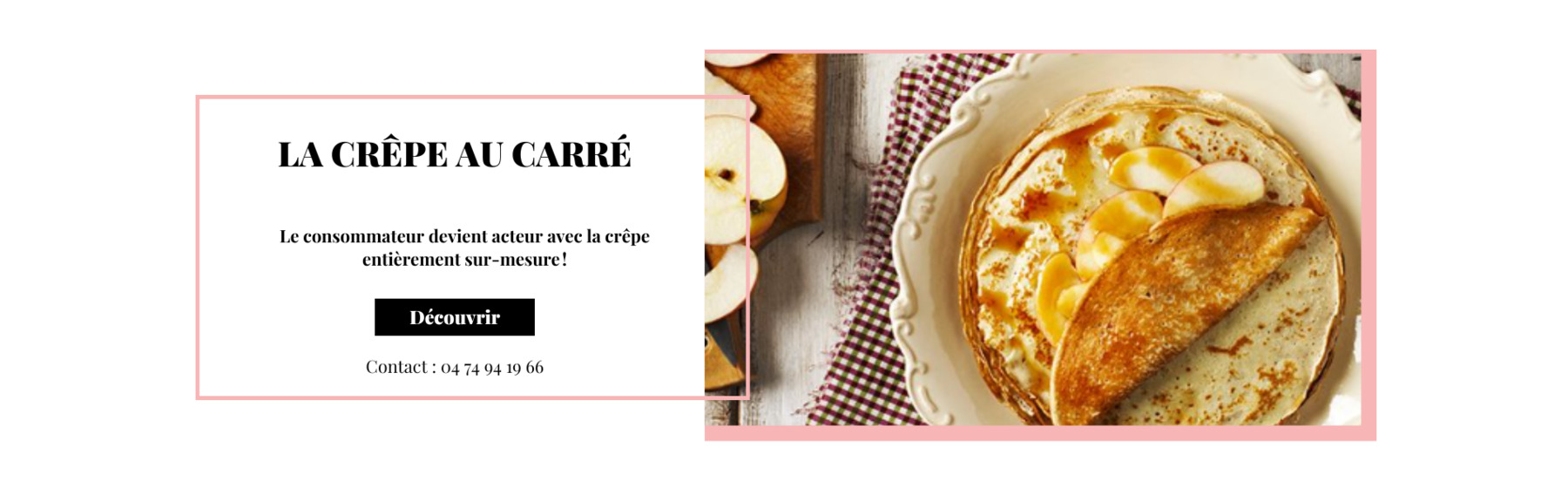 La crêpe au carré