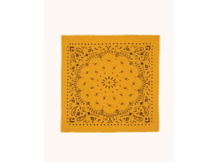 Grand Bandana Hachiko Grand Bandana Cachemire Imprimé, 2 fils