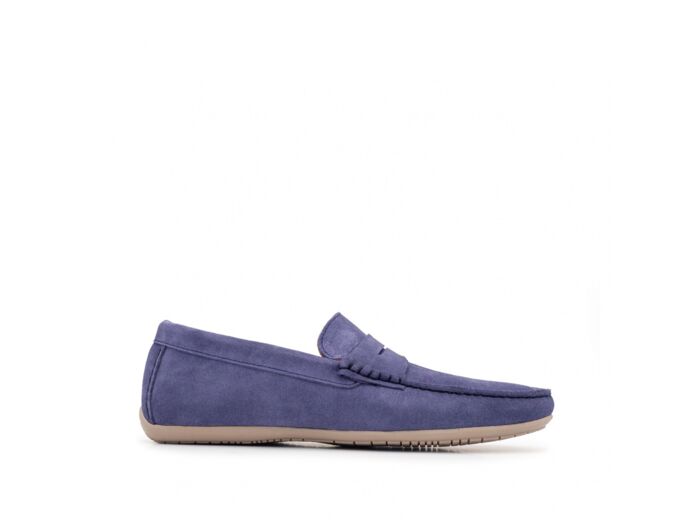 Mocassin TROPEA Daim Bleu