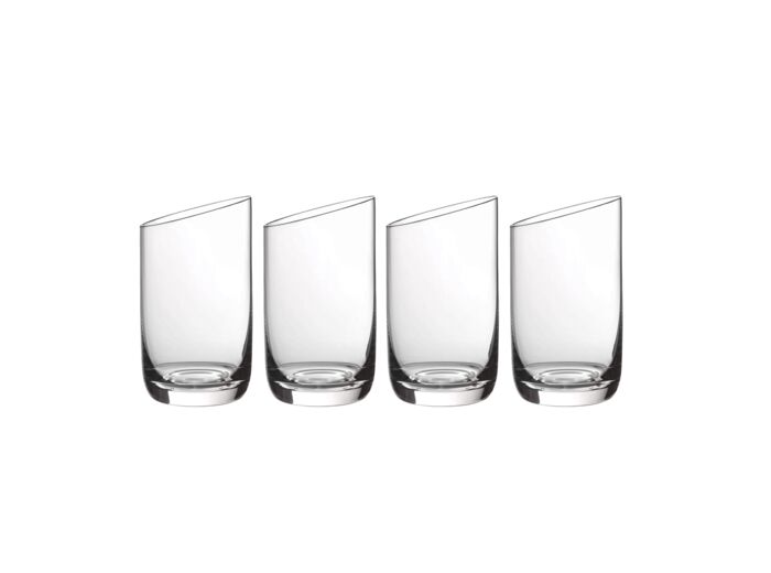 NewMoon - Ensemble de verres à eau, transparents, en verre cristallin