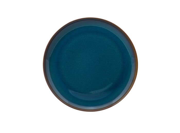 Crafted Denim assiette plate, ⌀26 cm, bleue