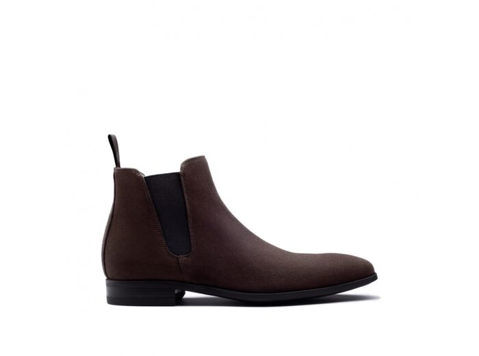 Bottines Johns Daim Marron