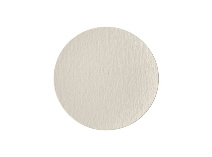 Manufacture - Assiette creuse, ronde, blanche, en porcelaine haut de gamme, 25 x 25 x 3 cm