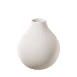 Manufacture Collier blanc Vase Perle petit 11x11x12cm