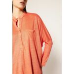 Poncho chemise lin Mira PECHE ENSOLEILLEE