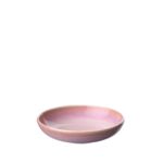 Perlemor Coral - Petite assiette creuse, rose, en porcelaine haut de gamme