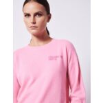 Pull cachemire col rond message “Insta Me” FLAMINGO
