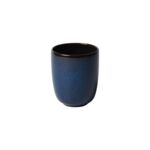 Lave bleu - Mug sans anse, bleu, en grès