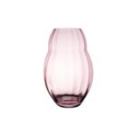 Rose Garden Home - Vase rose transparent en cristallin