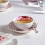 Rose Garden tasse à thé, 230 ml, blanc/rose