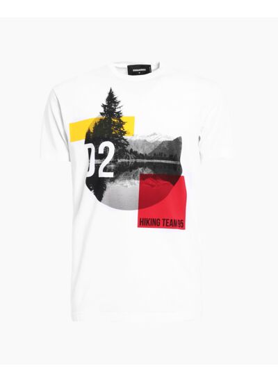 Dsquared T-Shirt Hiking Teams 95 White