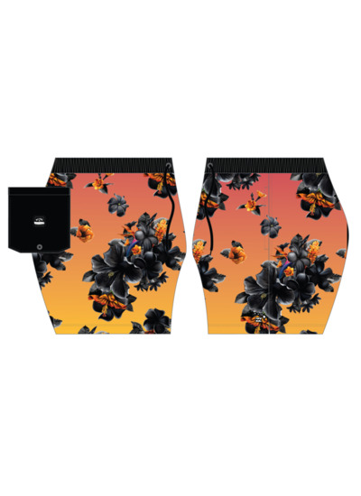 ABYJV00107-HAW - KAMEA LAVA FLORAL LAYBACK