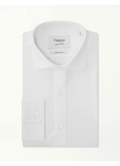 Chemise Classique en popeline blanche