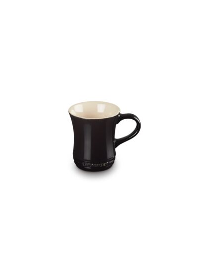 Mug à thé en céramique 290ml noir brillant