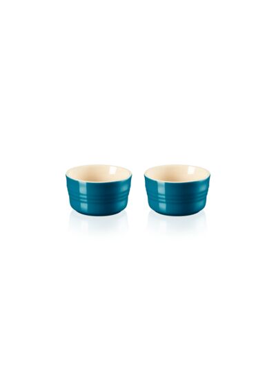 Set de 2 ramequins 240ml en céramique deep teal