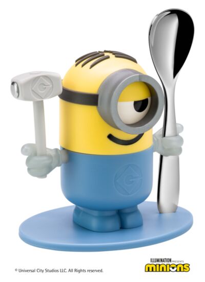 Coquetier et petite cuillère MINIONS