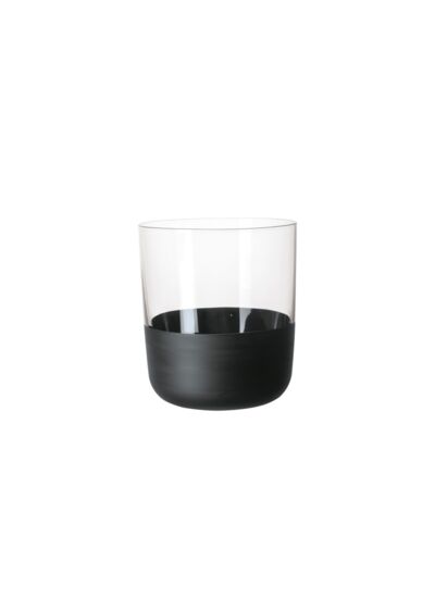 Manufacture Rock - Lot de 4 verres à whisky en cristal transparent