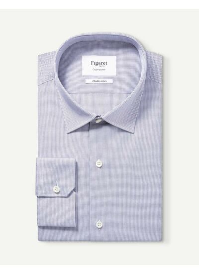 Chemise carreaux popeline