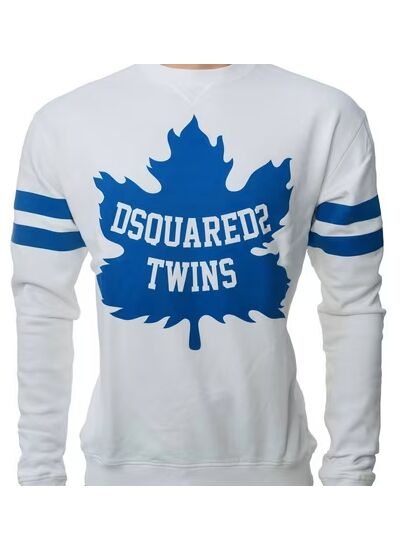 Crewneck - Twinsa - White Blue