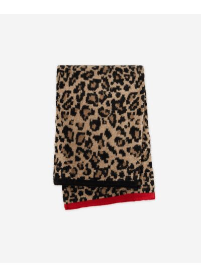 Echarpe Jacquard Leopard