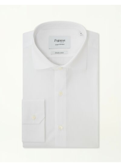 Chemise Classique en popeline blanche