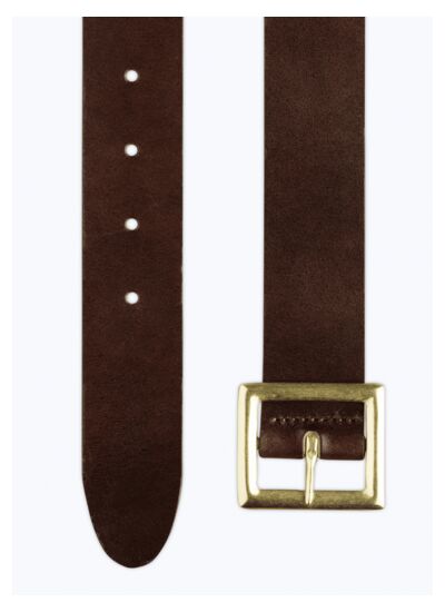 Ceinture en cuir marron