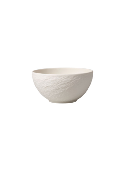 Manufacture - Bol, rond, blanc, en porcelaine haut de gamme, 14 x 14 x 7 cm