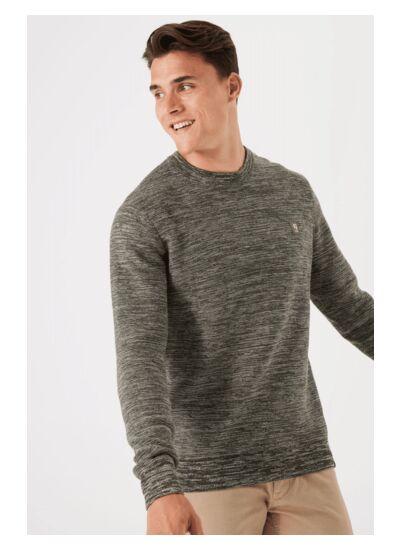 Men Sweater Green