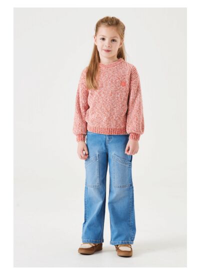 Girls Jeans U44522 Wide fit Blue