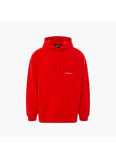 Balenciaga Hoodie Logo Rouge Dimension stores