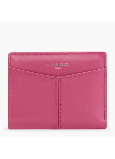 Porte cartes Charlotte en cuir lisse