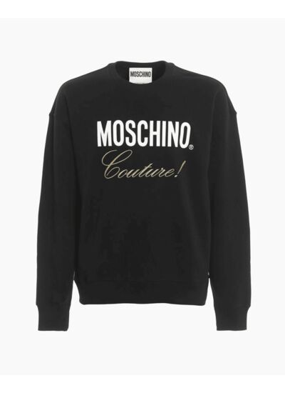 Moschino Crewneck Couture Gold Black