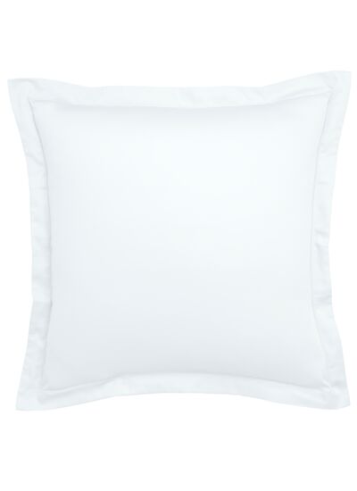 Taie d'oreiller Partition Satin de coton Coloris Blanc