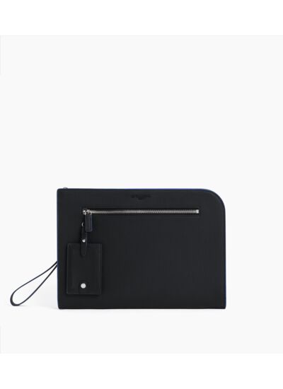 Pochette 13" Emile en cuir signature T