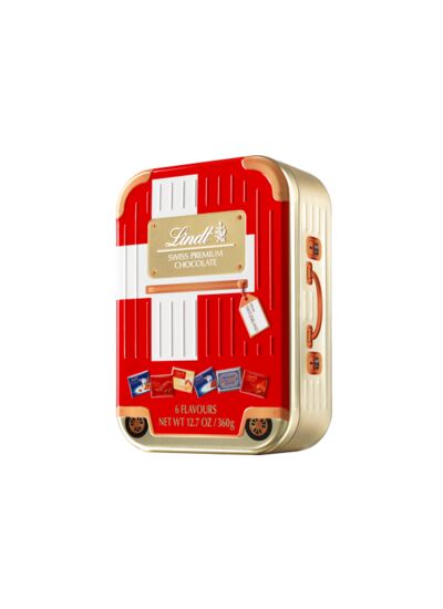 Valise Lindt SWISS PREMIUM CHOCOLATE Napolitains Suisse 360g