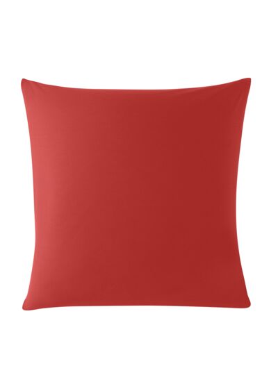 Taie d'oreiller Studio Coton Rouge