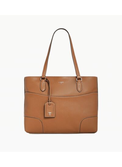 Grand sac cabas Romy en cuir grainé