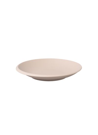 NewMoon - Assiette creuse, beige, en porcelaine haut de gamme