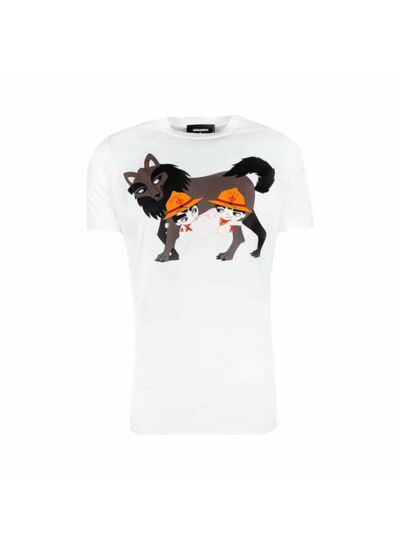 Dsquared T-Shirt Romolo & Remo White