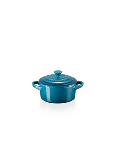 Mini cocotte 10cm en céramique deep teal