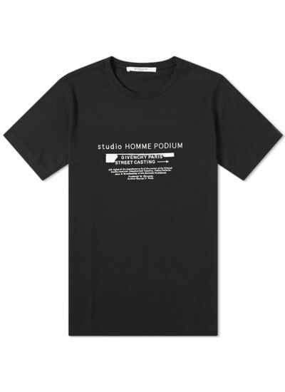 Givenchy T-Shirt Studio Homme Print Black