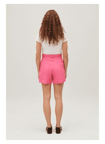 Short taille haute rose claudie pierlot