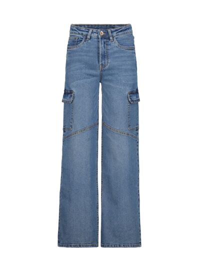 Girls Jeans PG32005 Wide fit Blue