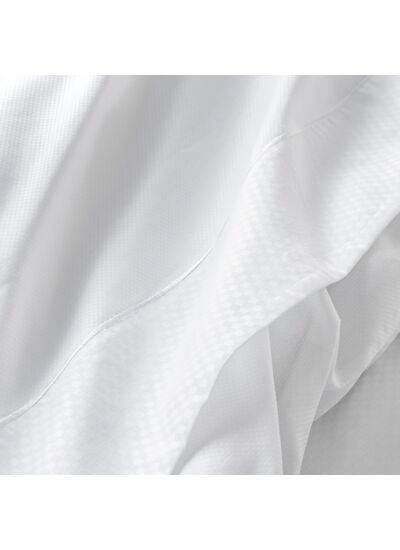 DRAP PLAT | Bord De Mer - Blanc/Blanc