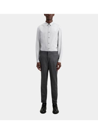 Pantalon De Costume Semi-Elastique En Flanelle Homme