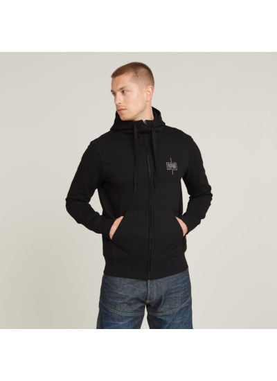 VESTE À CAPUCHE LOGO ZIP THRU