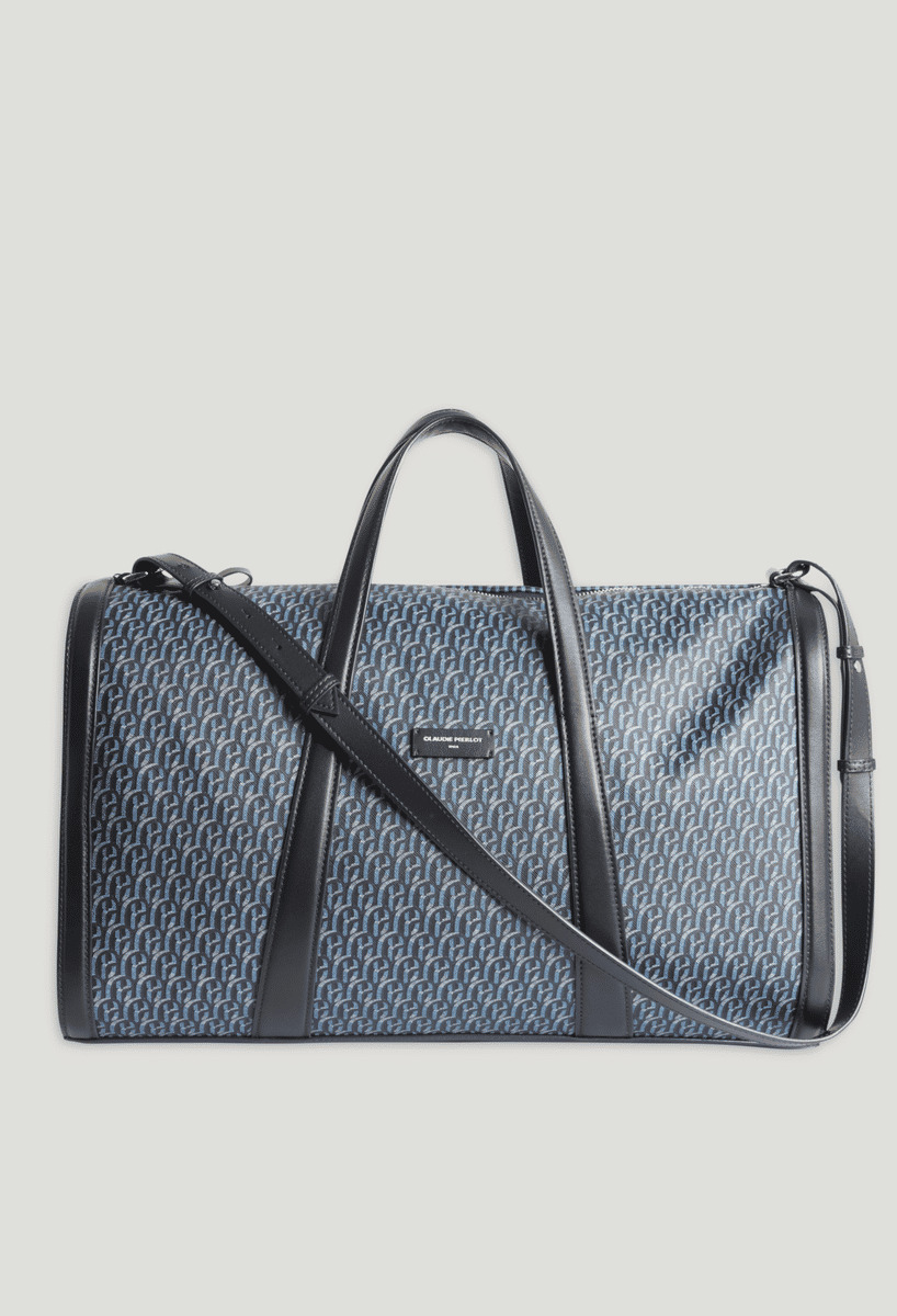 Sac voyage toile monogramme marine