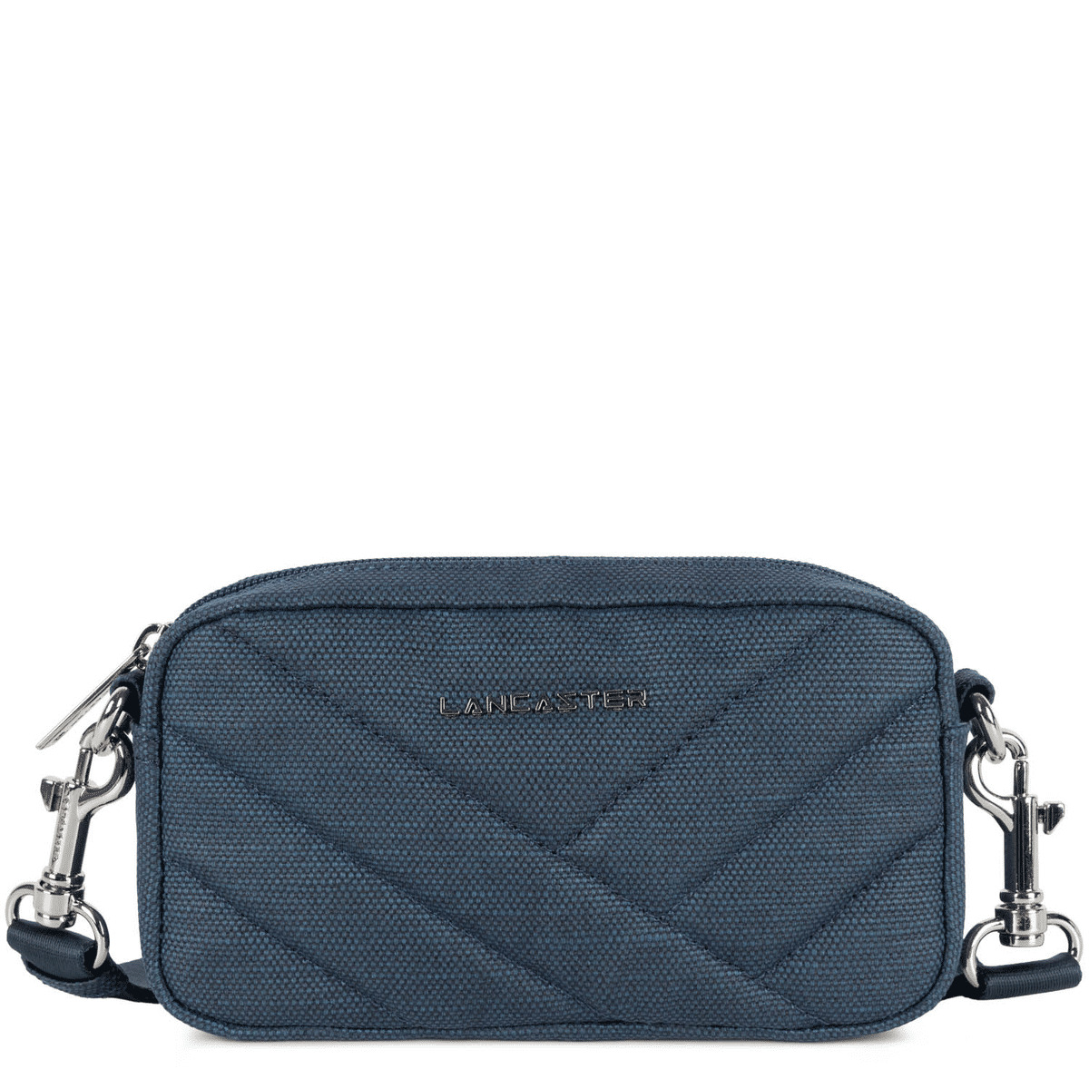 Pochette smartphone Zippé Canvas Matelassé