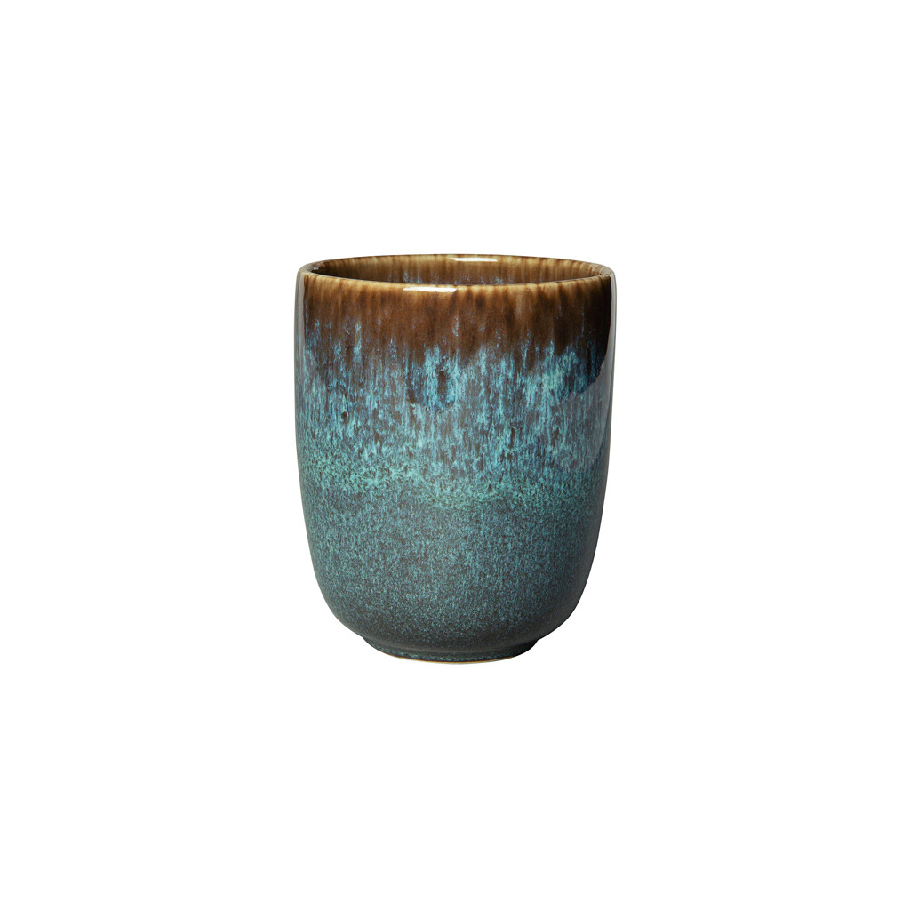 Lave glacé - Mug sans anse, bleu, en grès