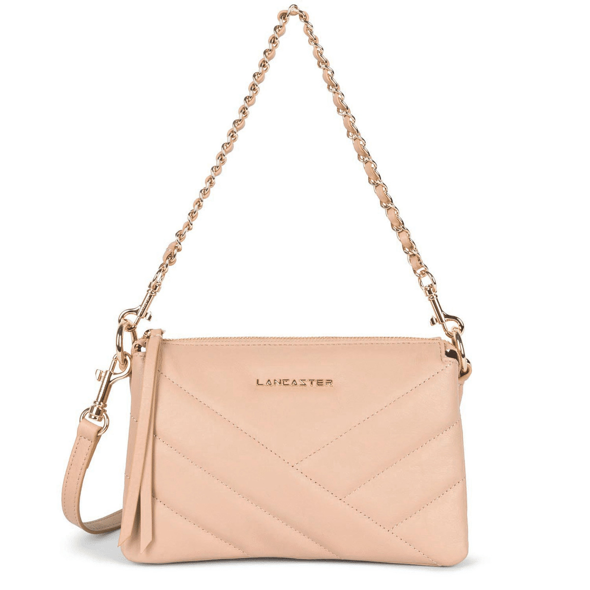 Pochette zippé S soft matelassé